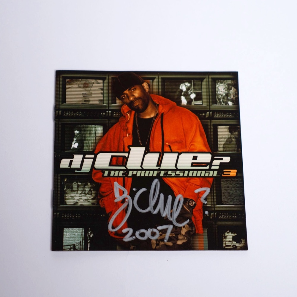 "Official" DJ Clue The Professional 3 Autograph